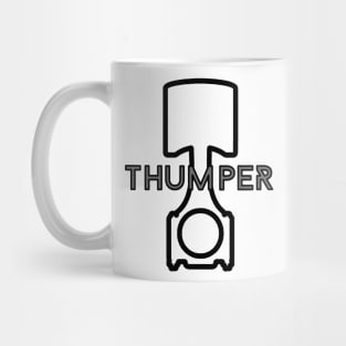 Thumper Piston Outline Mug